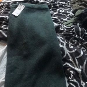 ZARA knit skirt large midi pencil skirt